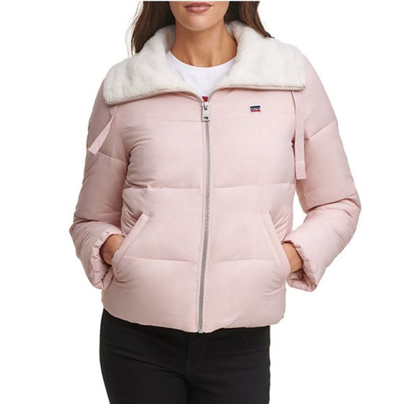 💙HP💙 Levi's Microfiber Heavyweight Puffer Jacket - Picture 2 of 16